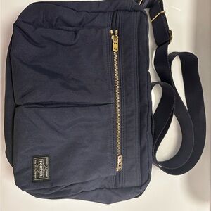 Navy Shoulder Bag by Porter